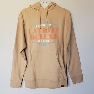 Men's Layrite Delux Logo Graphic Sweatshirt Hoodie M